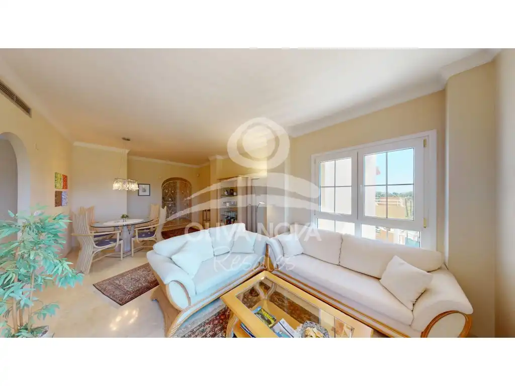 Living room of Attic for sale in Oliva  with Terrace, Swimming Pool and Furnished