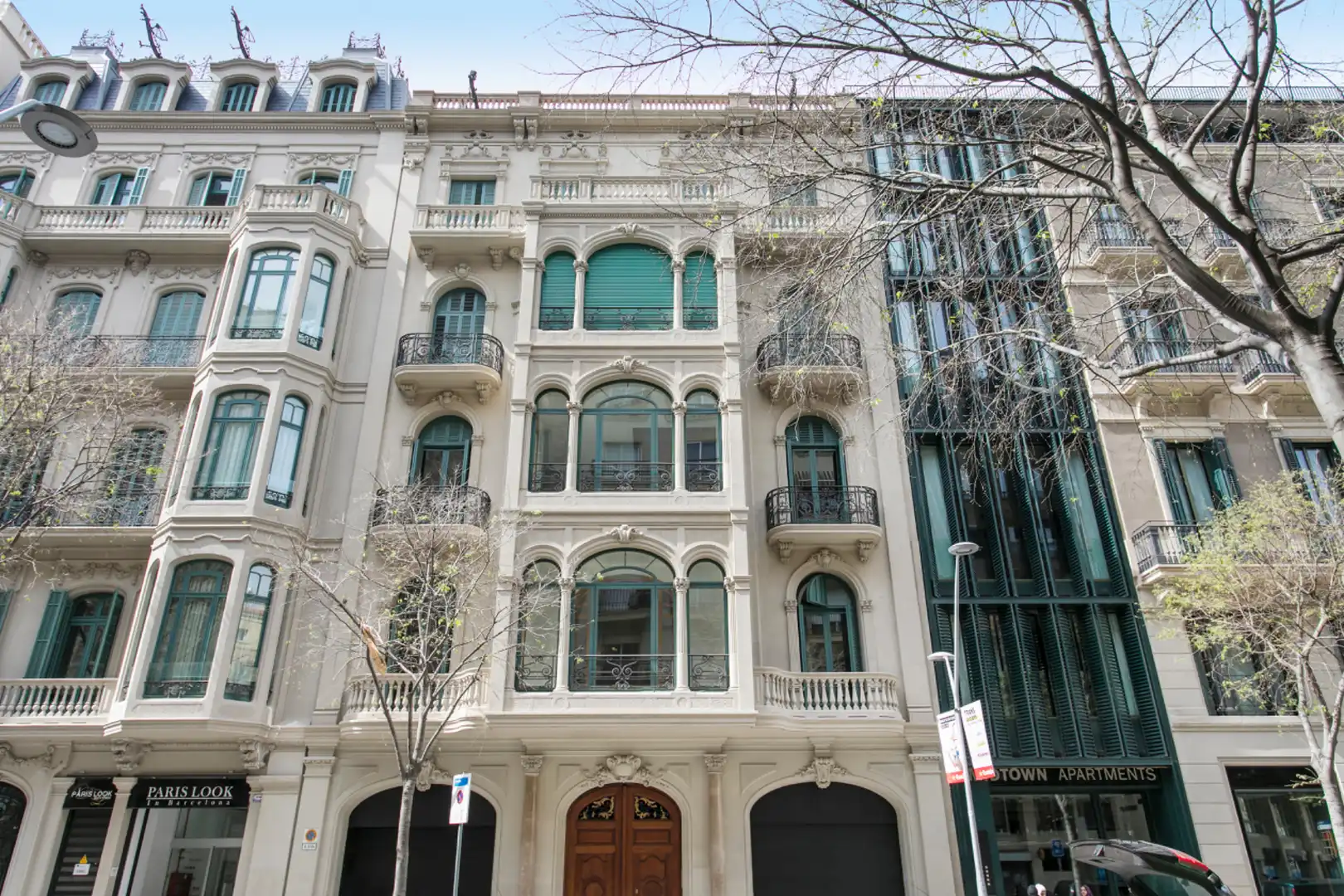 Exterior view of Apartments for rent in Barcelona  with Air Conditioner, Heating and Terrace