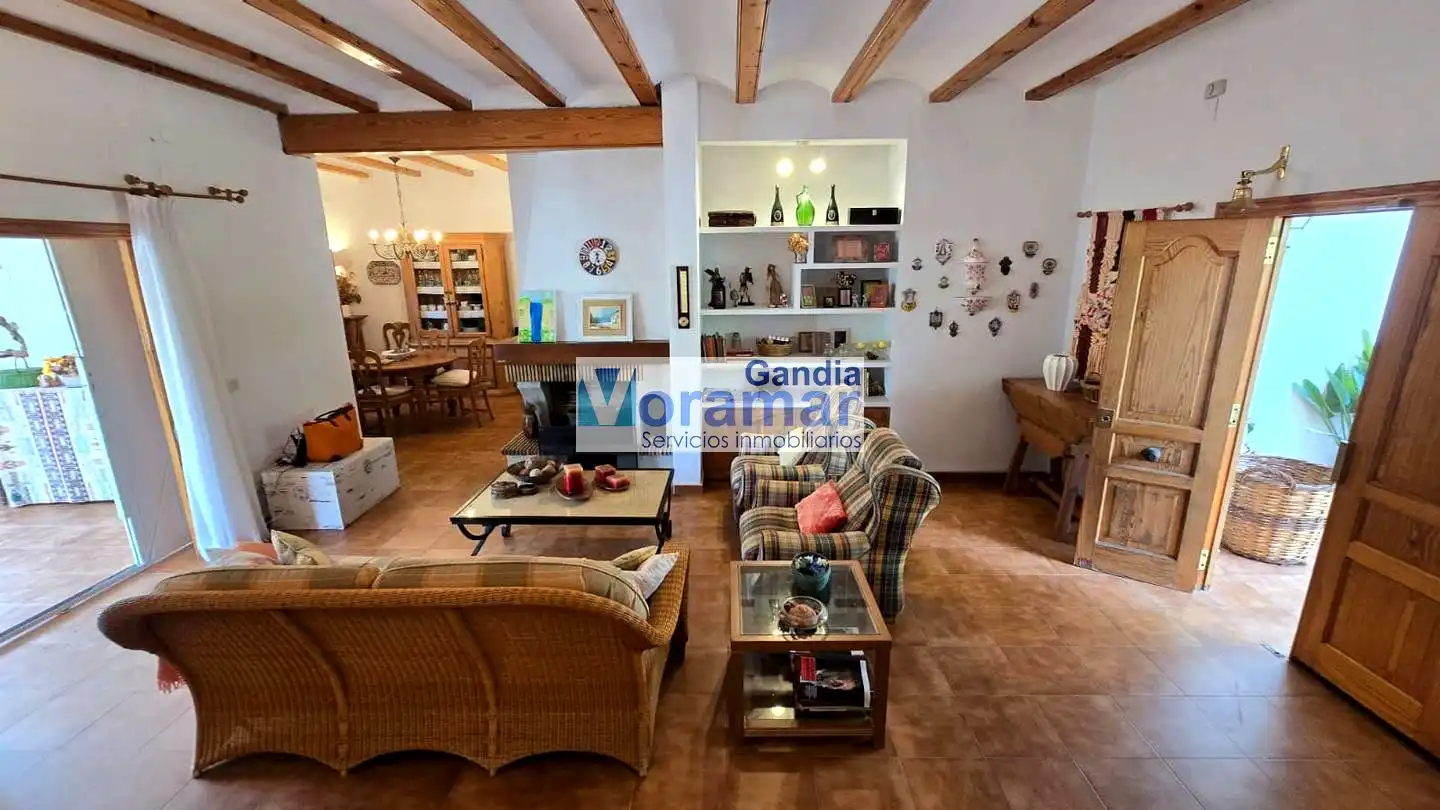 Sala de estar de Casa o chalet de alquiler en Barx con Jardín privado, Terraza y Piscina