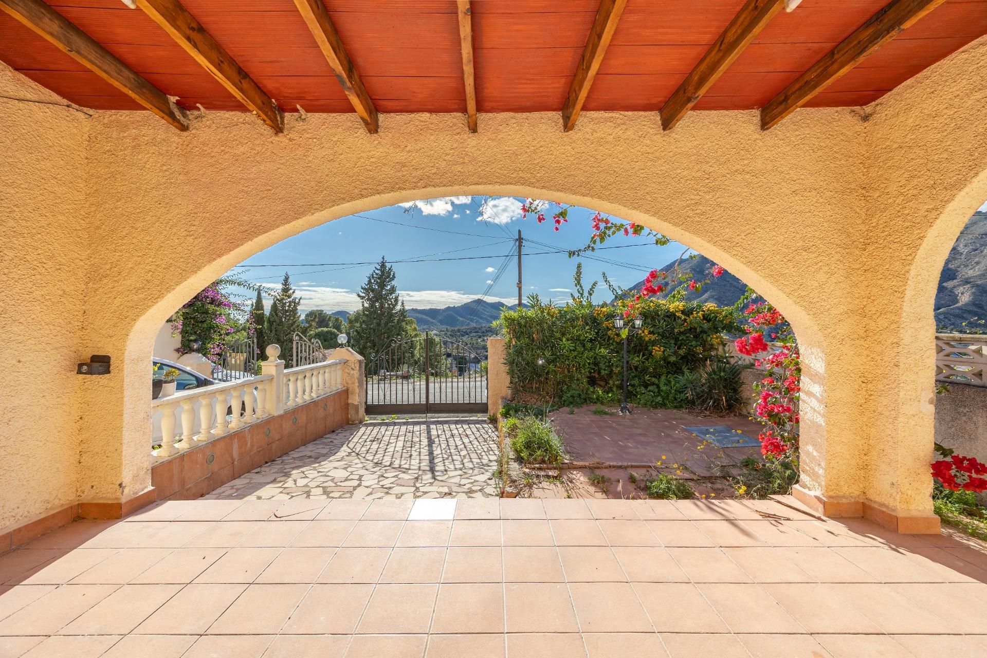 Exterior view of House or chalet for sale in Orxeta  with Air Conditioner, Heating and Terrace