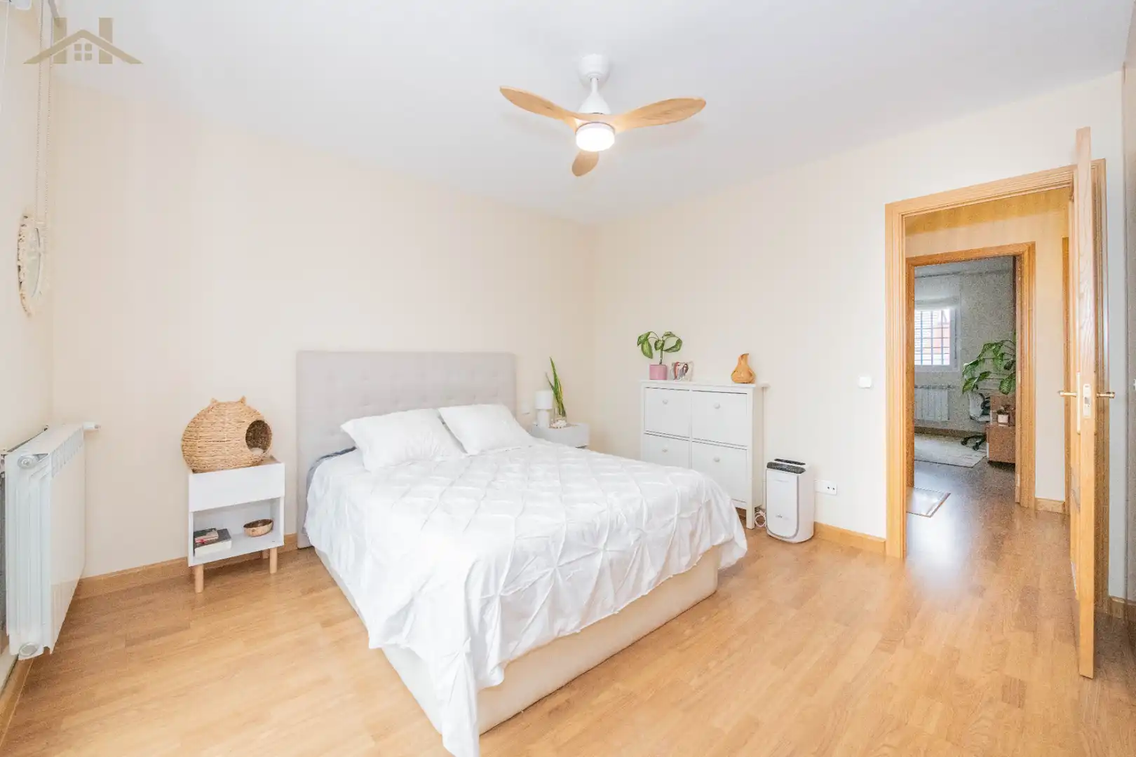 Bedroom of Houses for sale in Móstoles  with Heating, Private garden and Parquet flooring