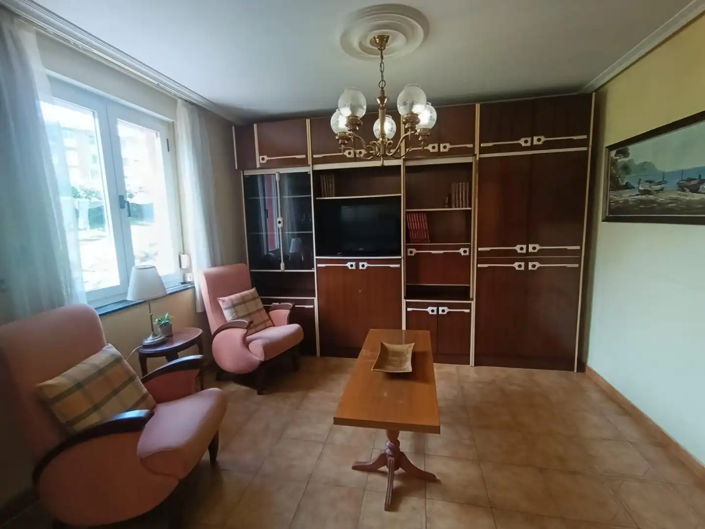 Living room of Flat for sale in Avilés  with Furnished