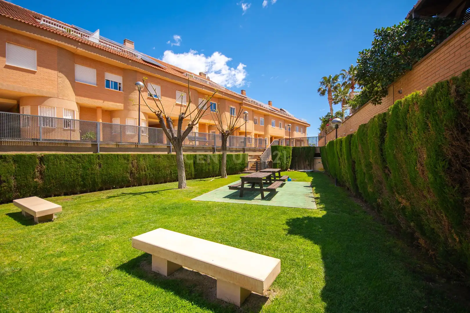 Terraza de Casa adosada en venta en Alicante / Alacant con Aire acondicionado, Balcón y Piscina comunitaria
