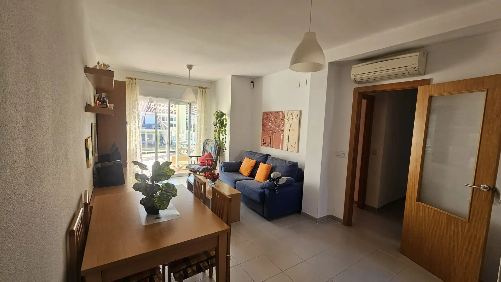 Sala de estar de Ático en venta en Alcalà de Xivert con Aire acondicionado, Calefacción y Jardín privado