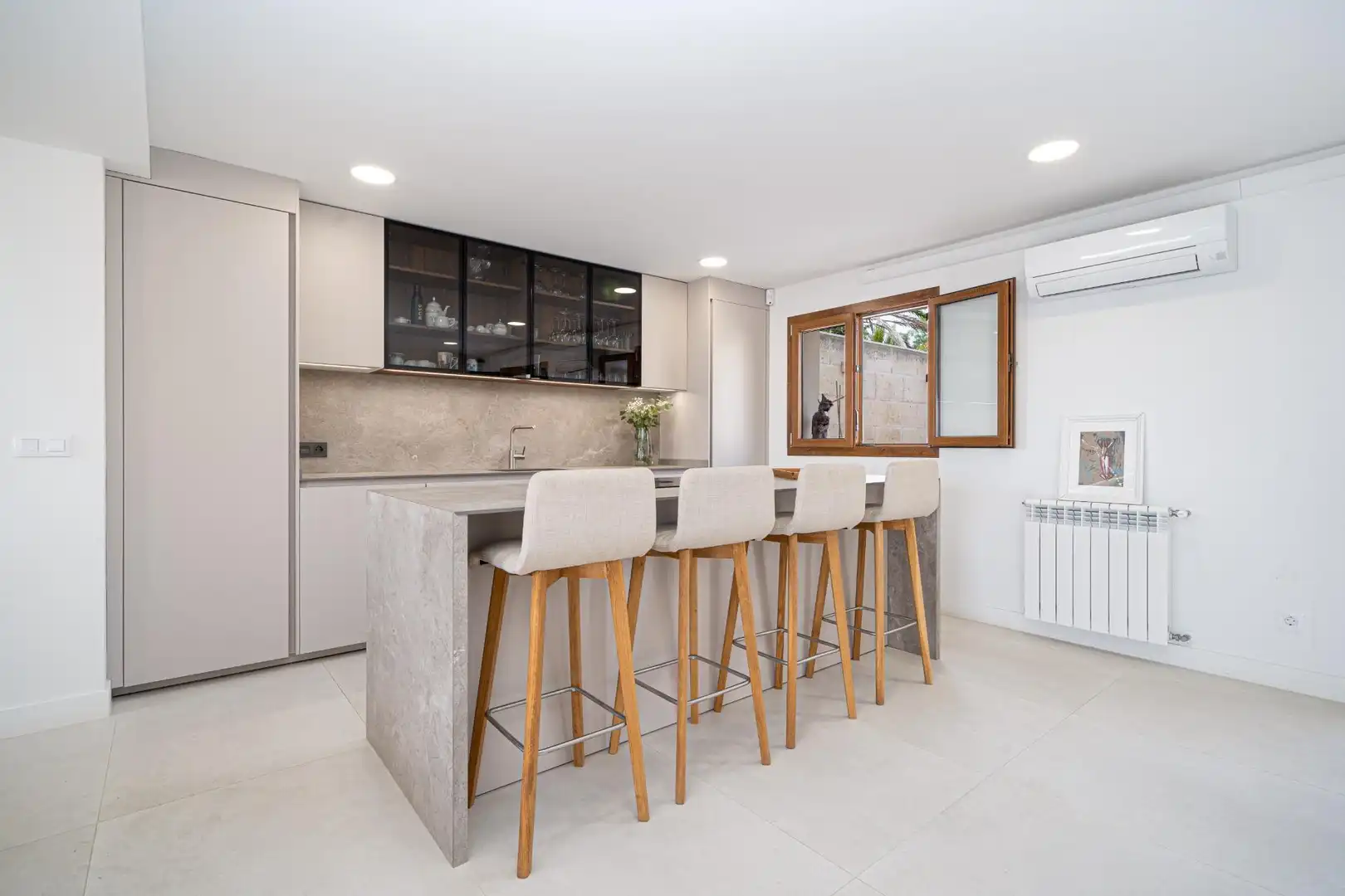 Kitchen of Houses for sale in  Palma de Mallorca  with Air Conditioner, Heating and Private garden