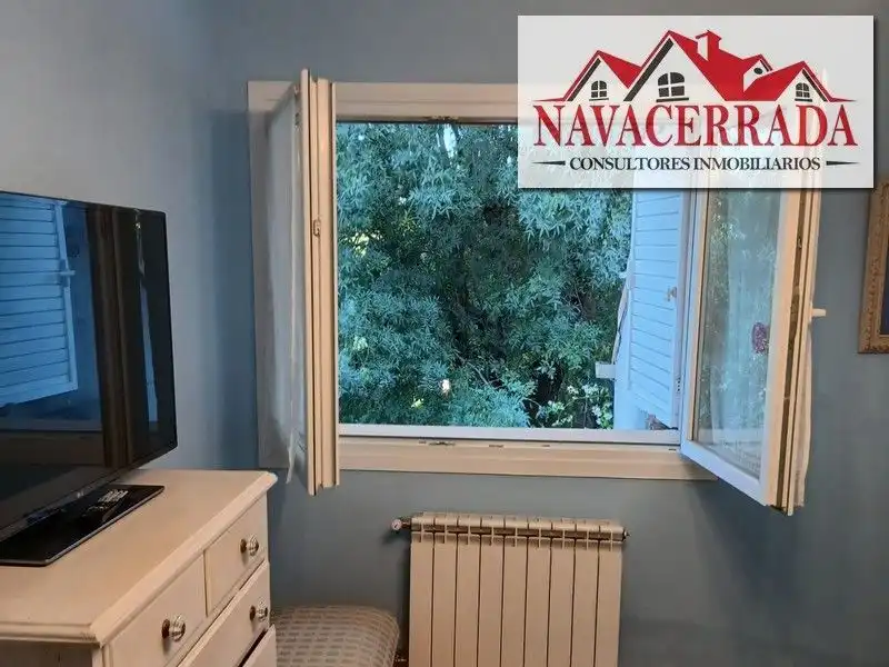Terrassa de Casa o xalet en venda en Navacerrada amb Calefacció, Jardí privat i Piscina comunitària