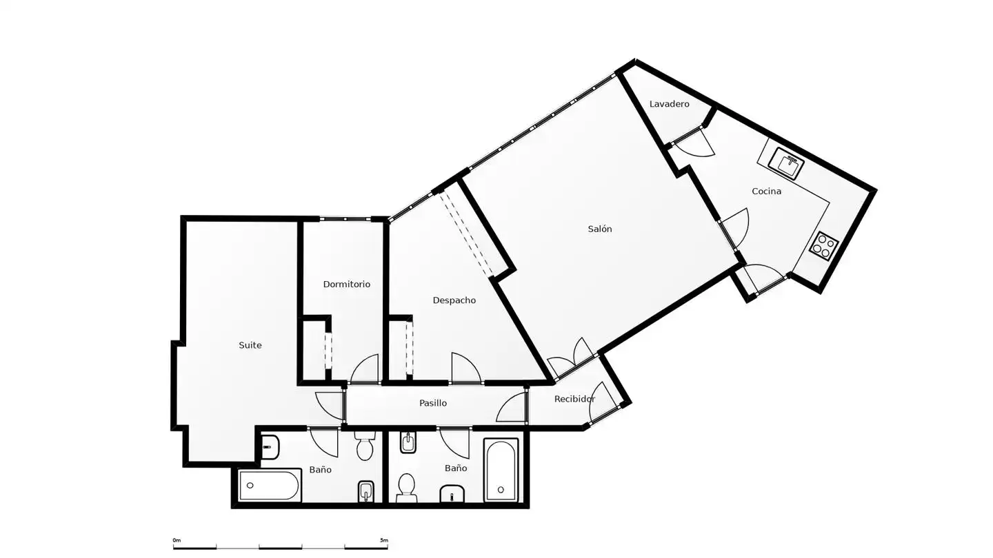 Wohnung zum Verkauf in Madrid mit Klimaanlage, Heizung und Terrasse