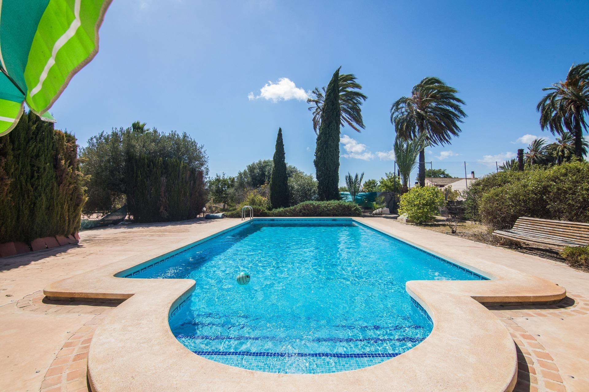 Piscina de Casa o xalet en venda en Elche / Elx amb Jardí privat, Terrassa i Traster