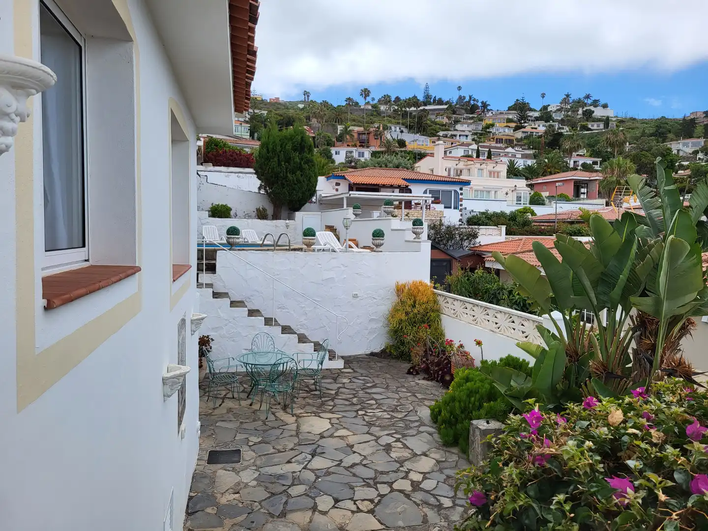 Terraza de Casa o chalet en venta en El Sauzal con Terraza, Piscina y Amueblado