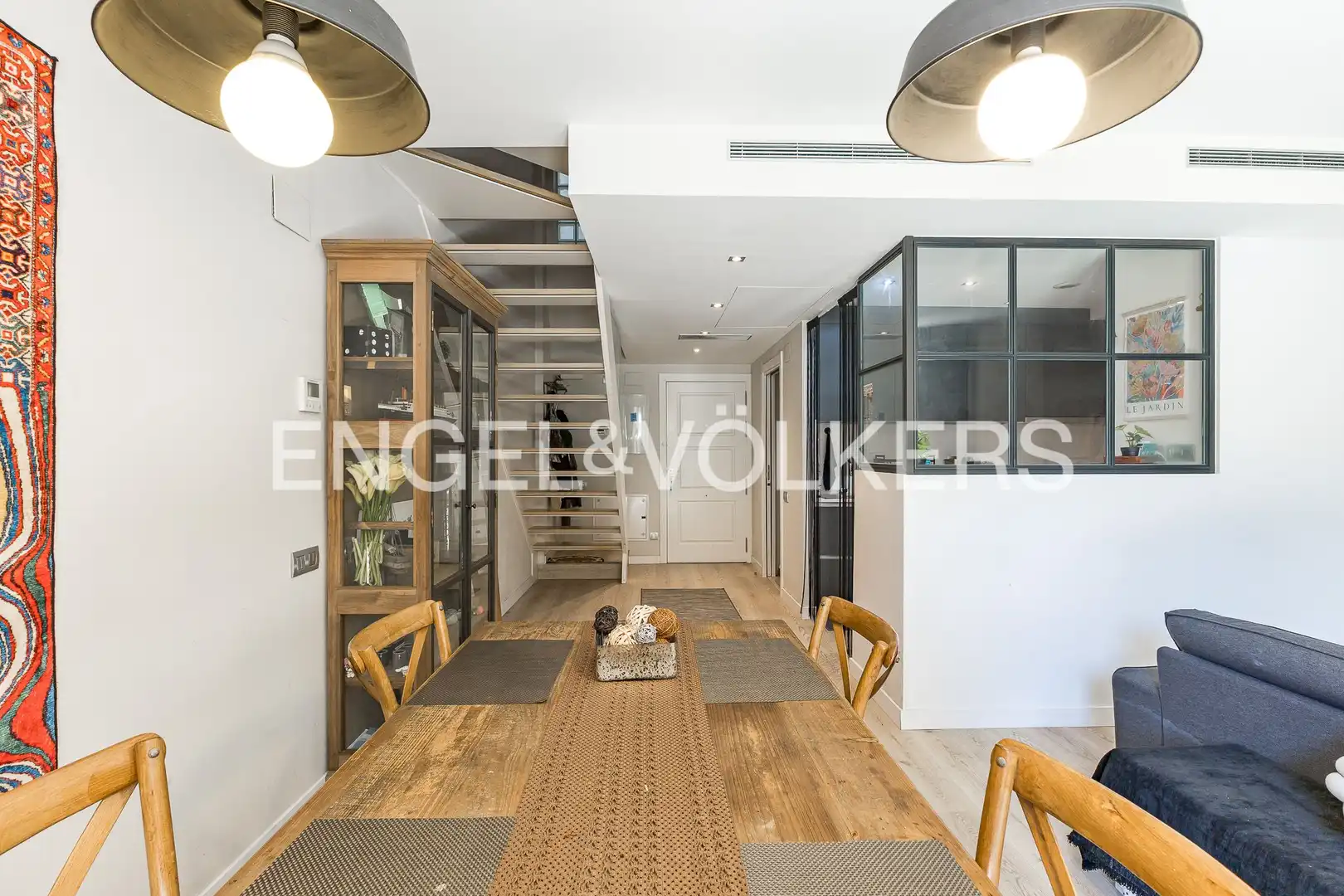 Dining room of Duplexes for sale in Barcelona  with Air Conditioner, Heating and Terrace