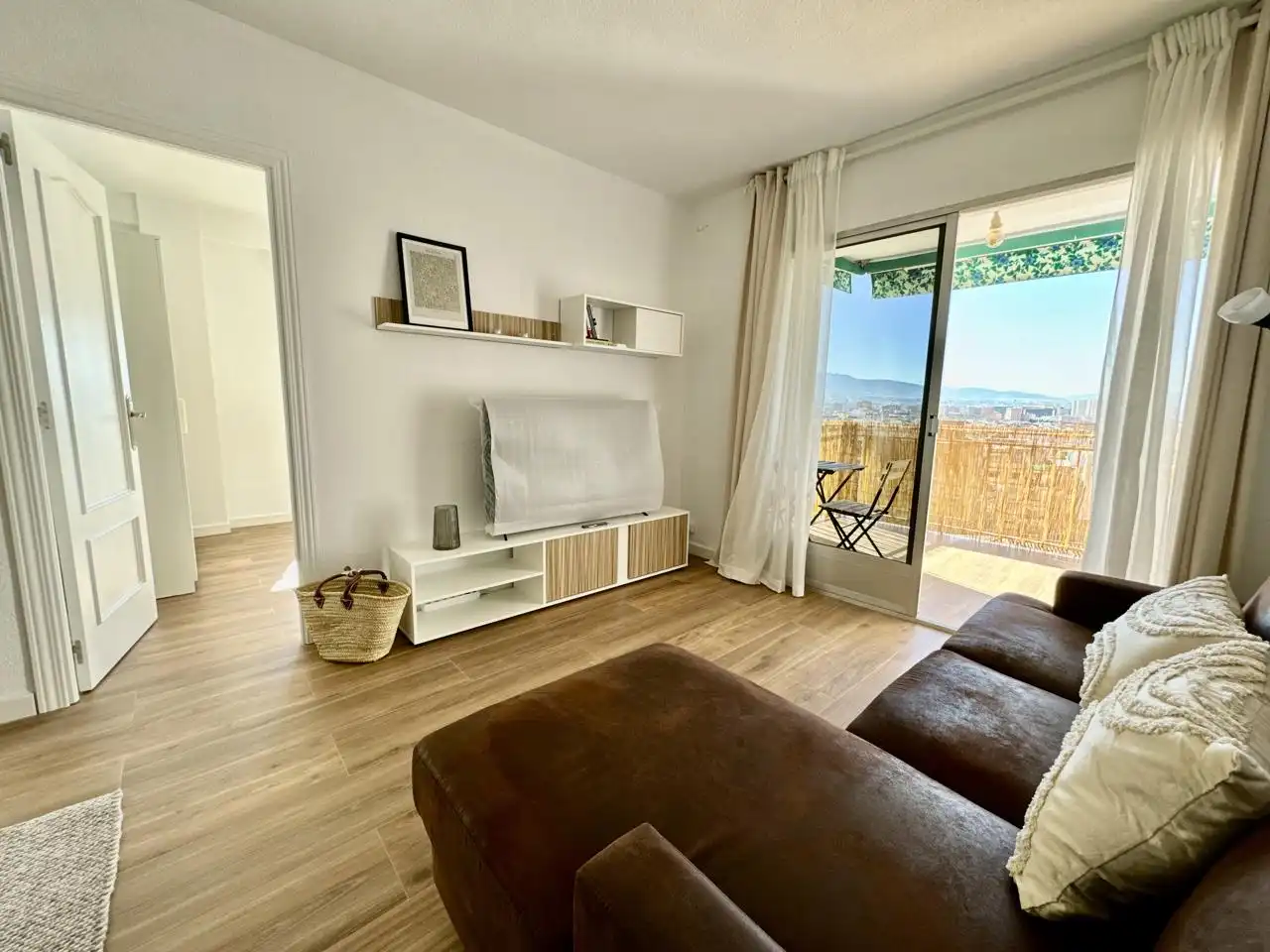 Sala d'estar de Àtic de lloguer en Granada