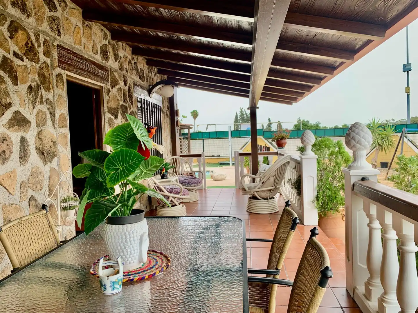 Terraza de Casa o chalet en venta en Lora del Río con Aire acondicionado, Calefacción y Jardín privado