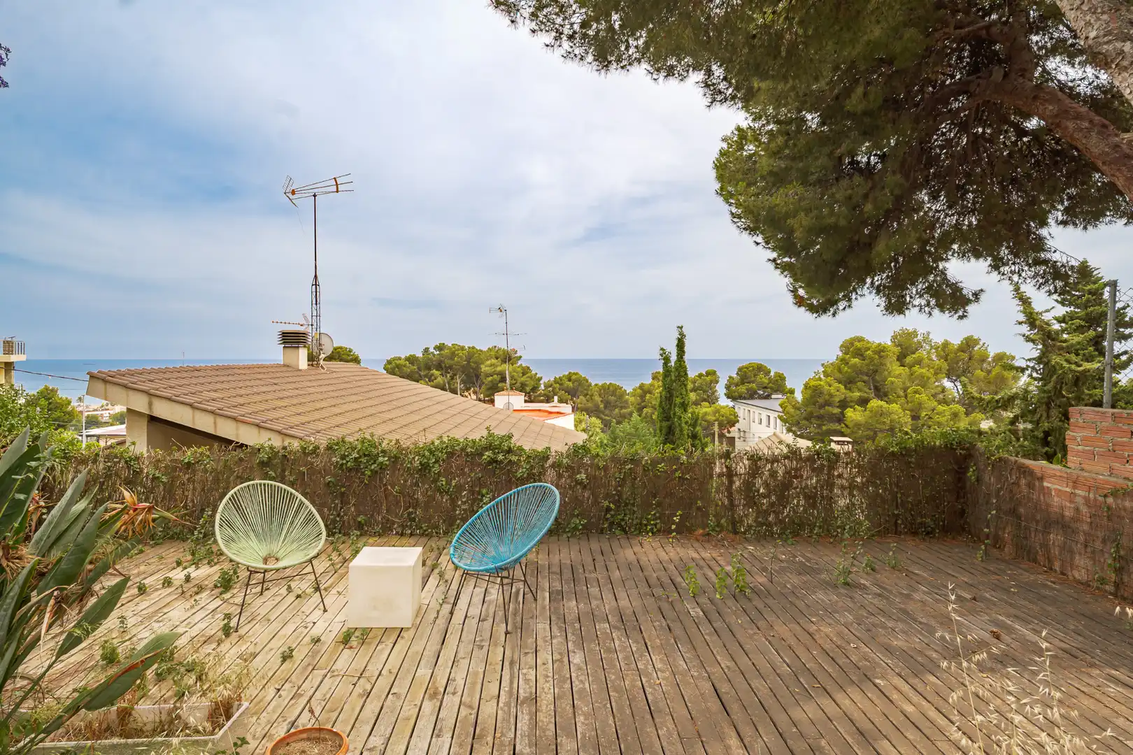 Terraza de Casa adosada en venta en Castelldefels con Aire acondicionado, Calefacción y Parquet