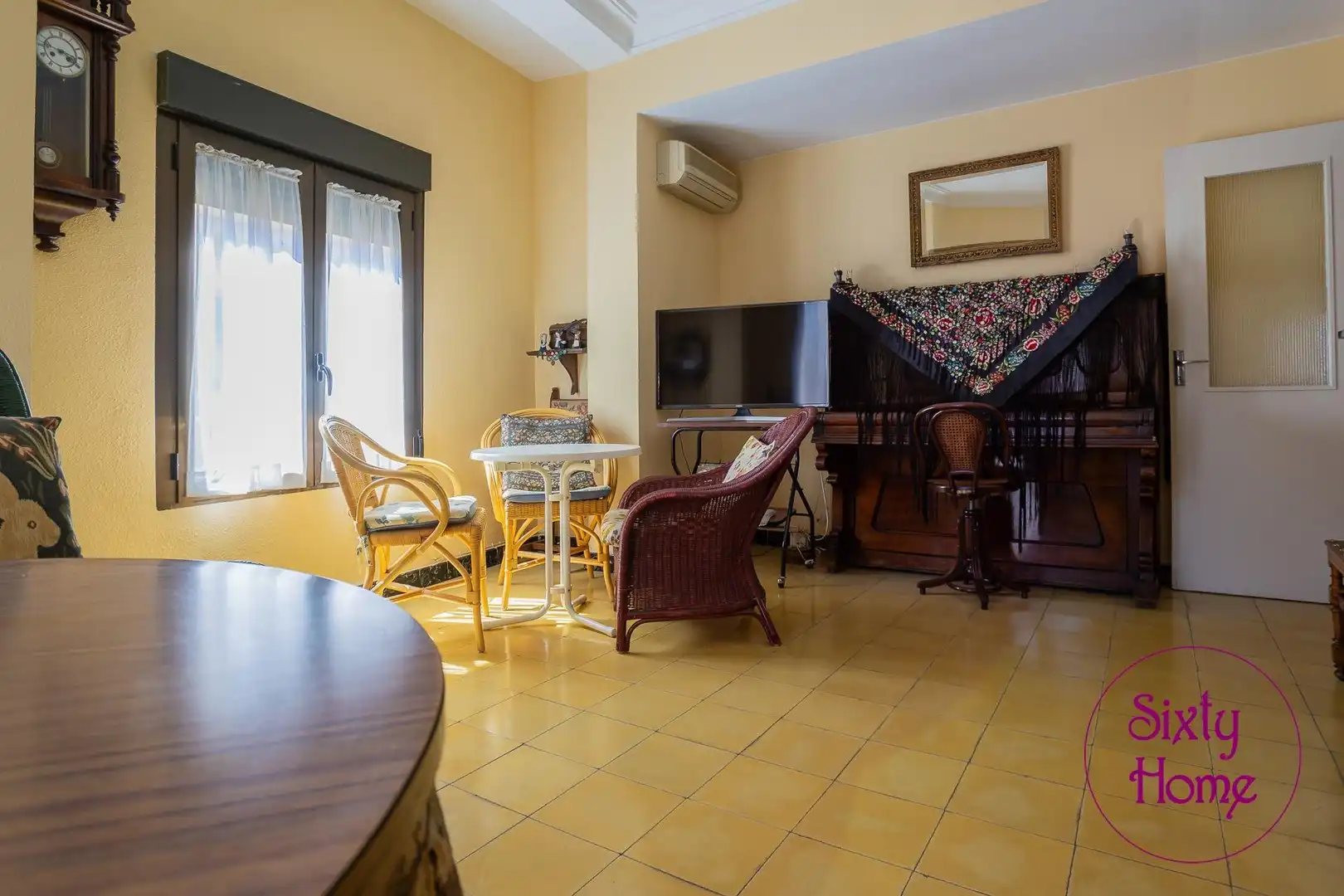 Sala de estar de Piso en venta en Tauste con Terraza, Trastero y Amueblado
