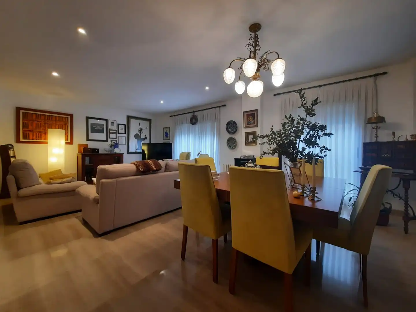 Esszimmer von Maisonette zum Verkauf in Castellón de la Plana / Castelló de la Plana mit Terrasse