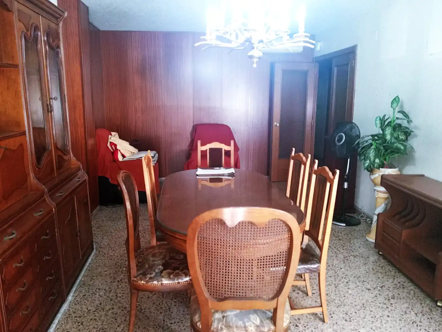 Comedor de Piso de alquiler en Valencia con Amueblado y Balcón