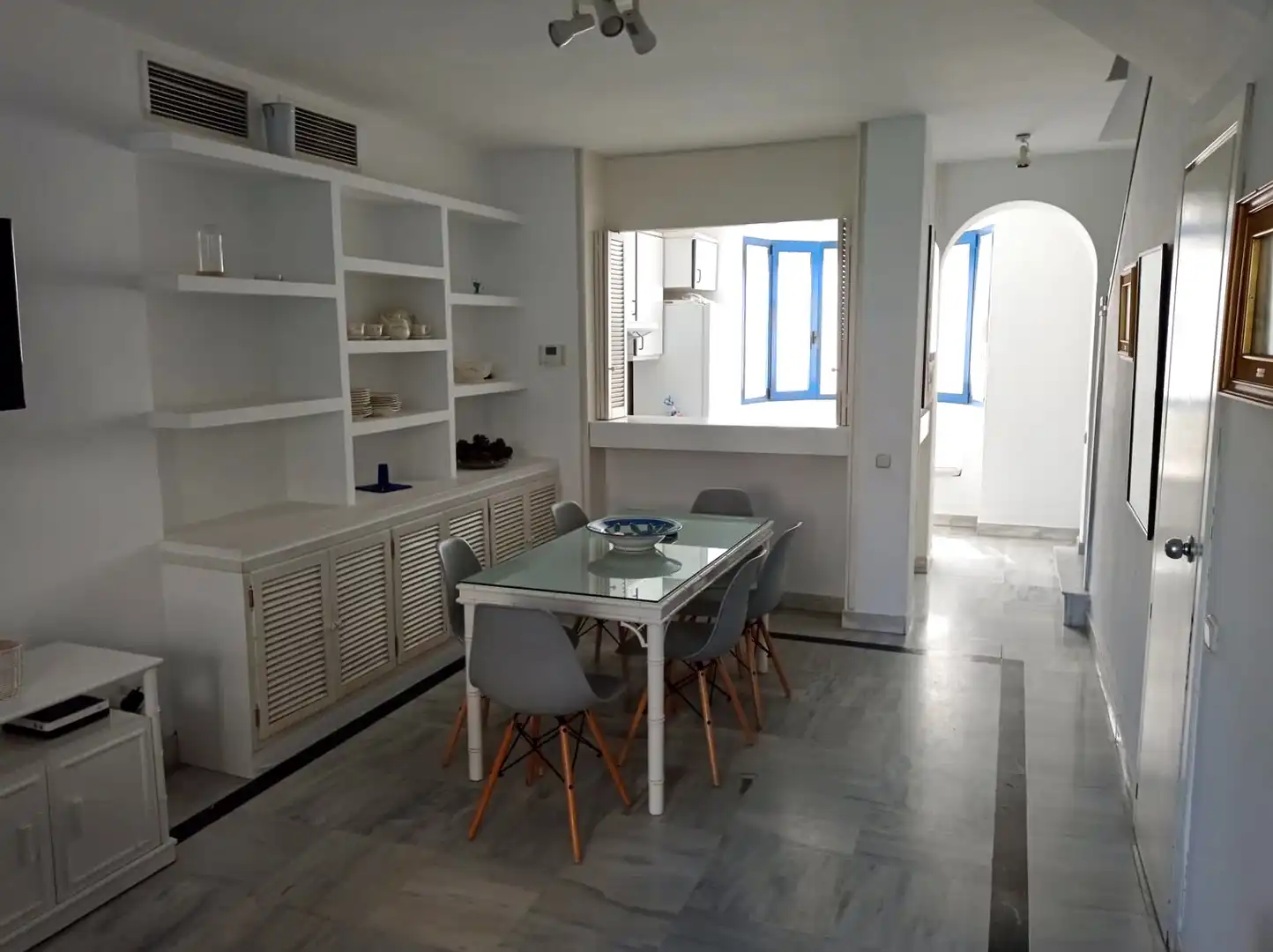 Esszimmer von Maisonette zur Miete in Marbella mit Klimaanlage, Heizung und Terrasse