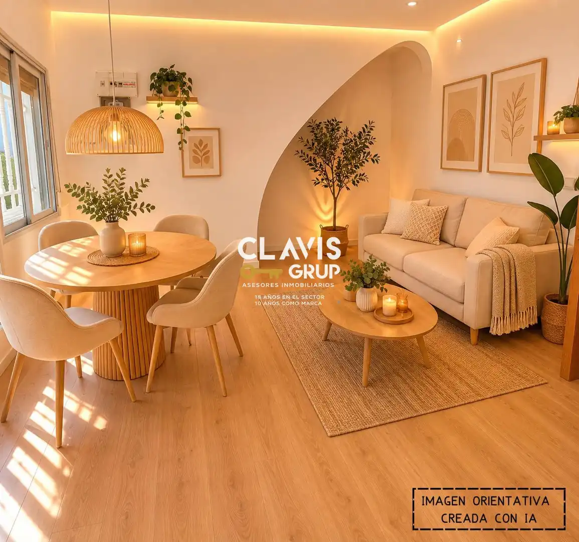 Living room of Flat for sale in Barcelona  with Private garden, Terrace and Oven