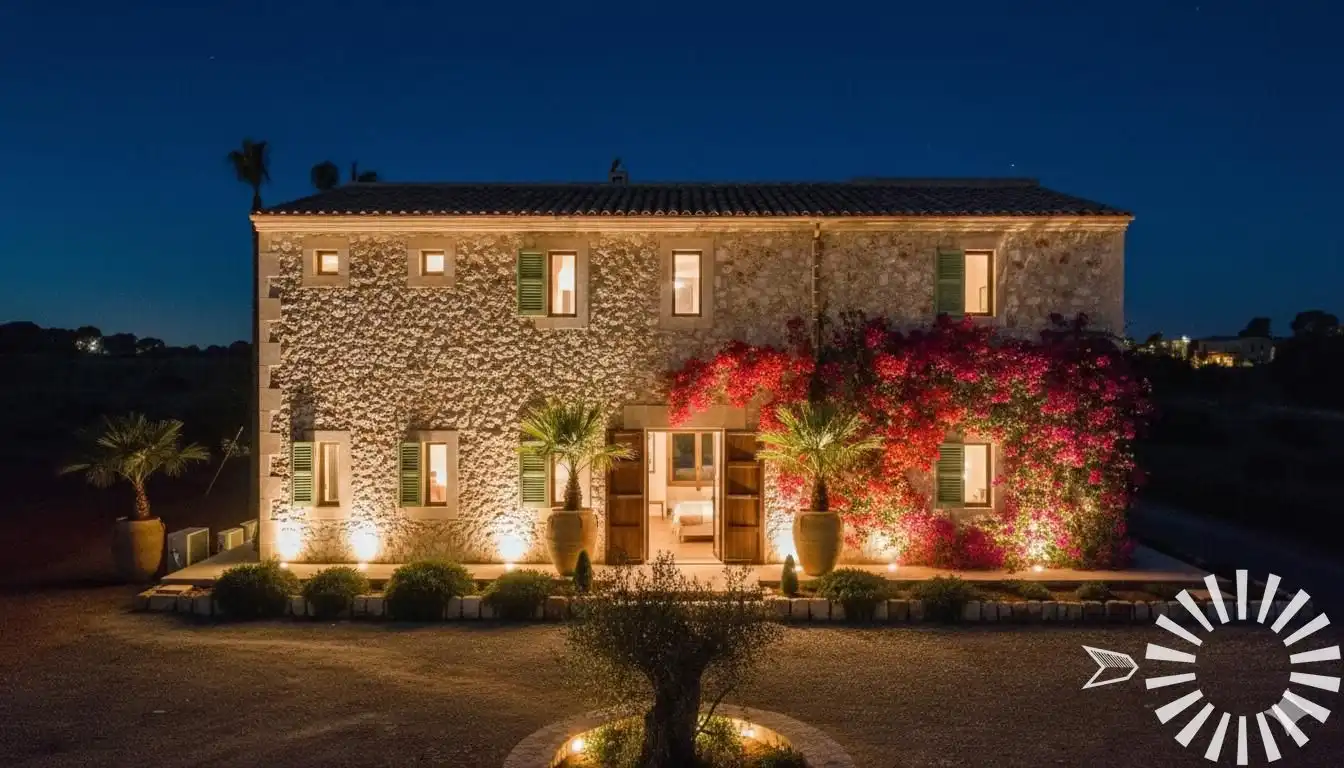 Vista exterior de Finca rústica en venda en Santanyí amb Aire condicionat, Calefacció i Jardí privat