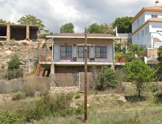 Exterior view of House or chalet for sale in Manzanares El Real  with Private garden, Terrace and Balcony
