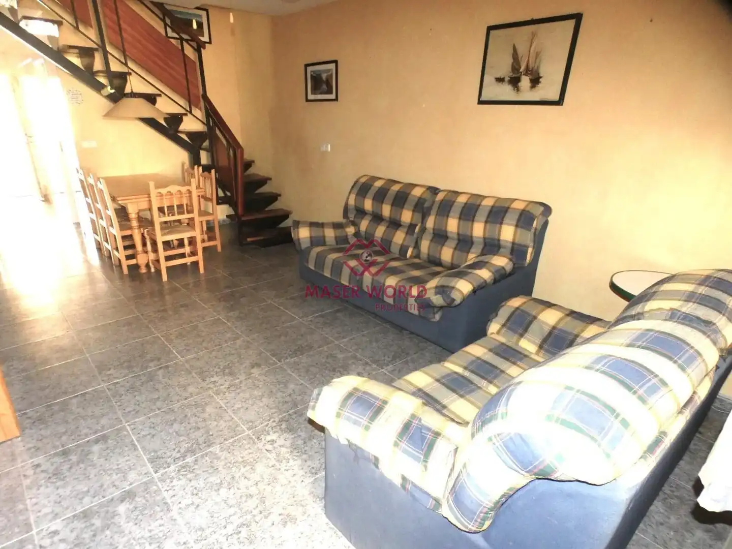Living room of Duplexes for sale in Mazarrón  with Air Conditioner and Furnished