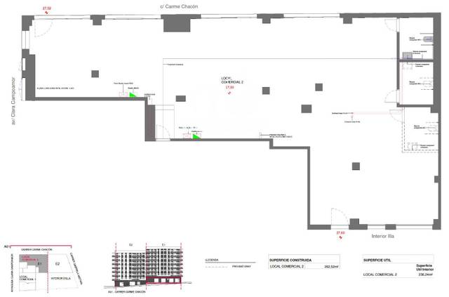 Local comercial en Alquiler en CARME CHACON ESQ AVDA CLARA CAMPOAMOR en Llevant