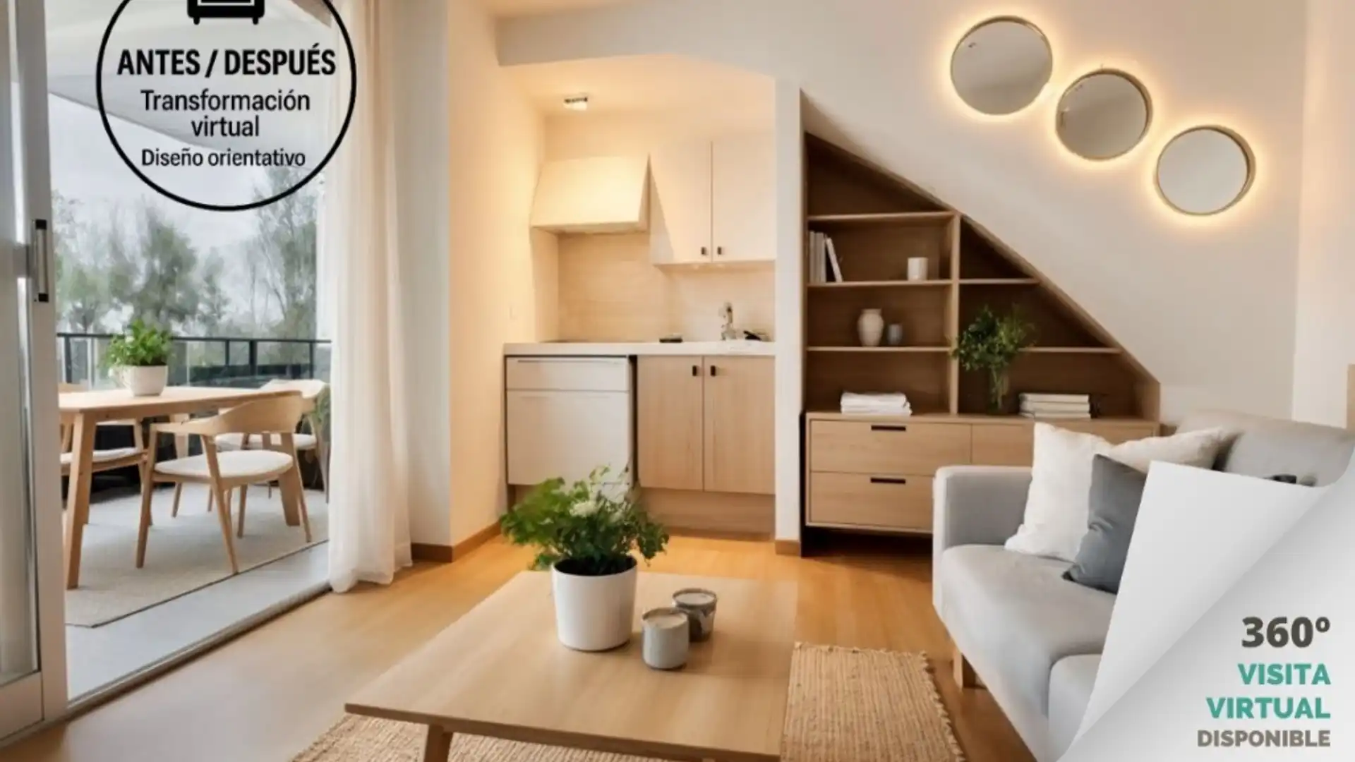 Sala de estar de Dúplex en venta en Benicasim / Benicàssim con Jardín privado, Terraza y Piscina