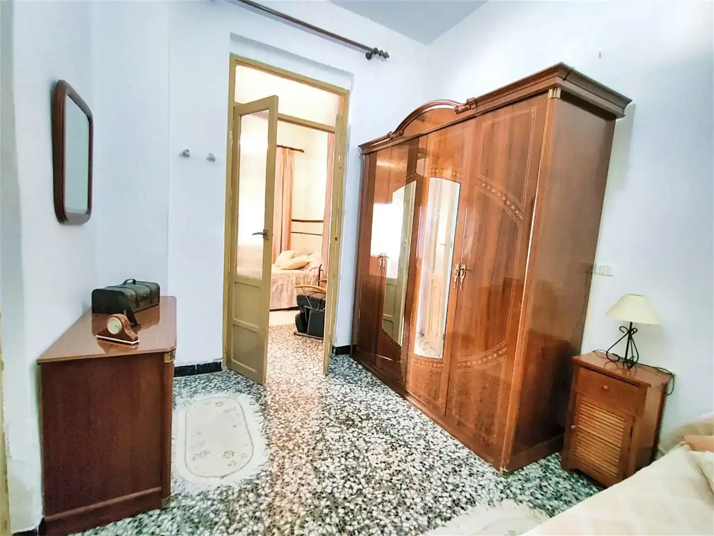 Dormitori de Planta baixa en venda en Campanario amb Aire condicionat, Jardí privat i Traster
