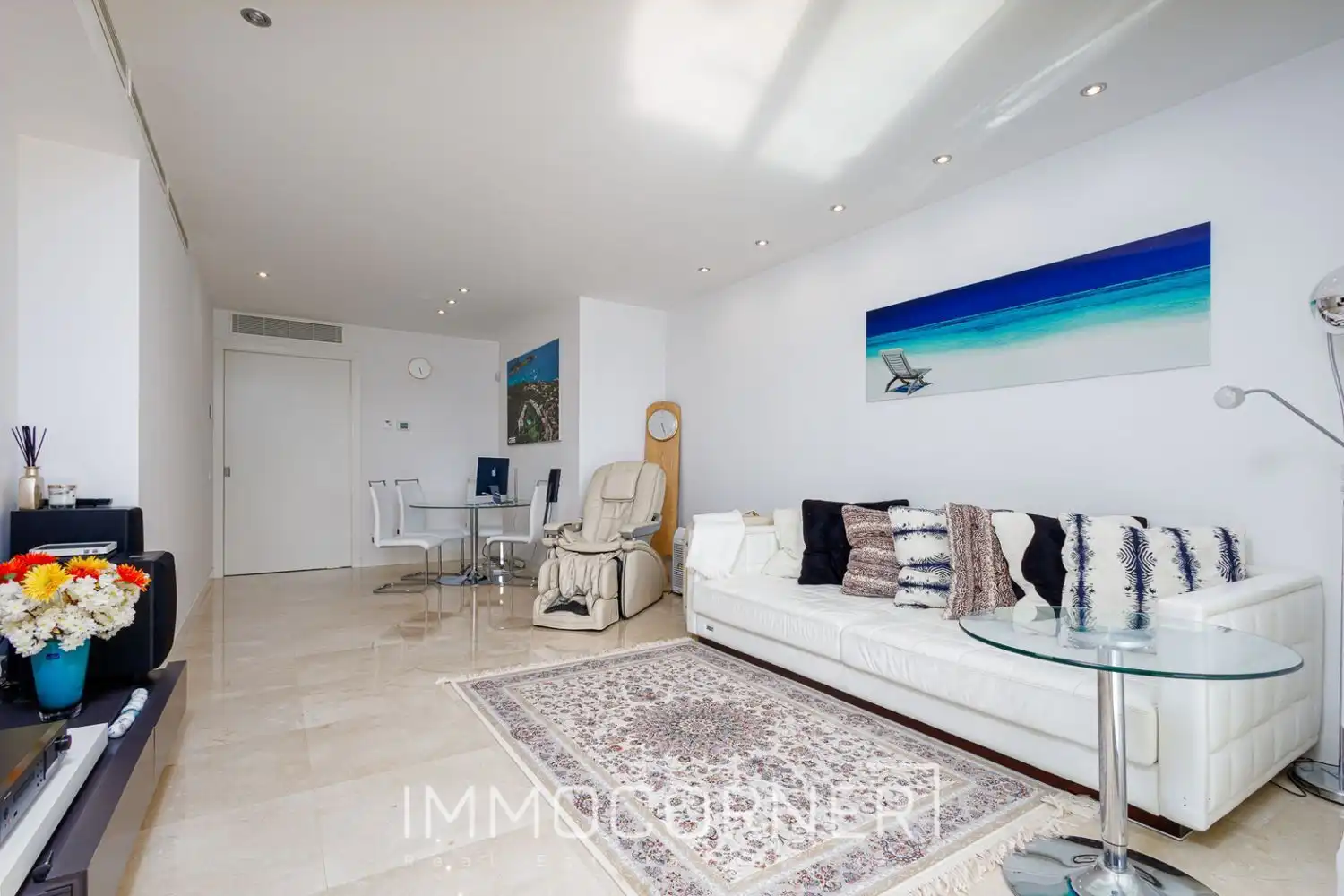 Living room of Attic for rent in Calvià  with Air Conditioner, Private garden and Terrace
