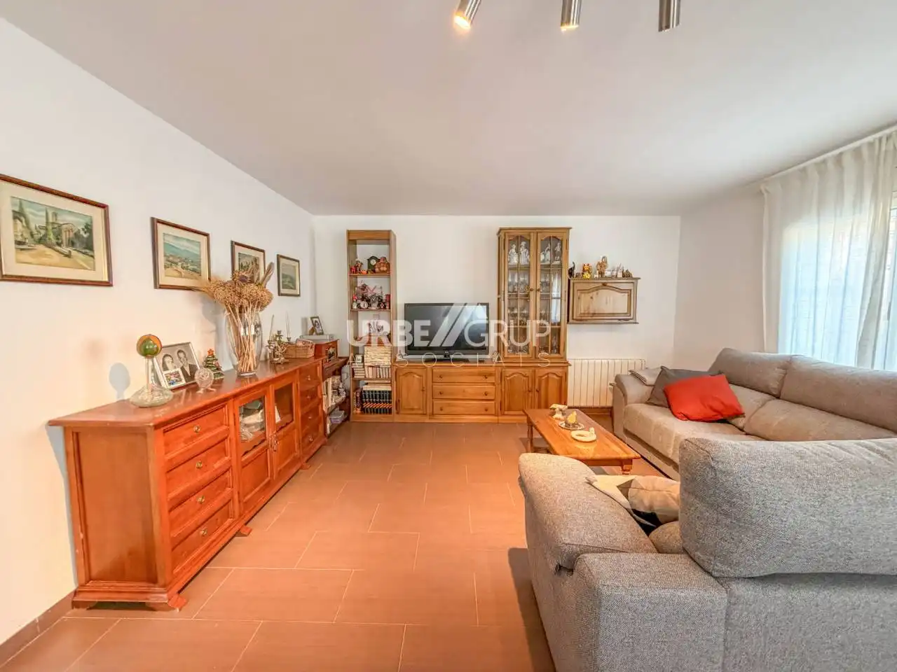 Living room of Houses for sale in Terrassa  with Heating and Private garden