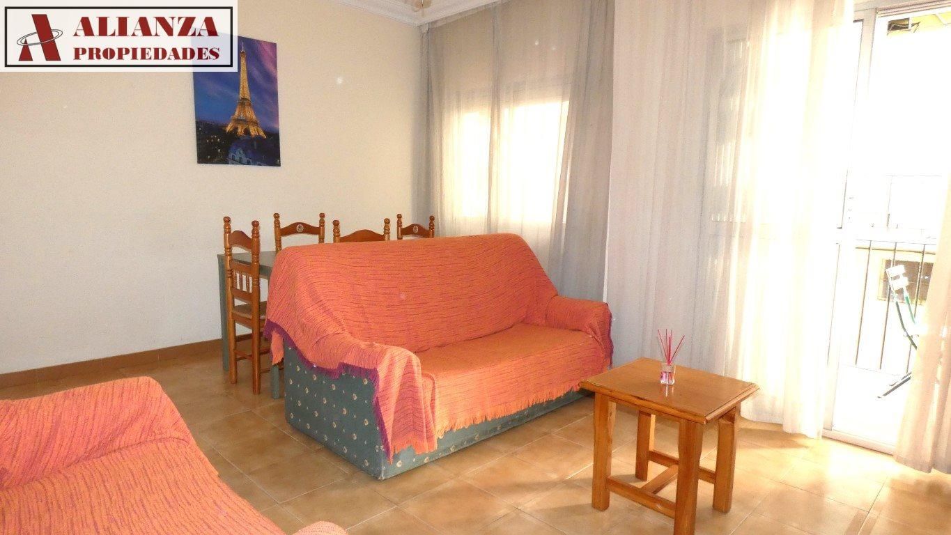 Sala d'estar de Pis en venda en Málaga Capital amb Terrassa i Moblat