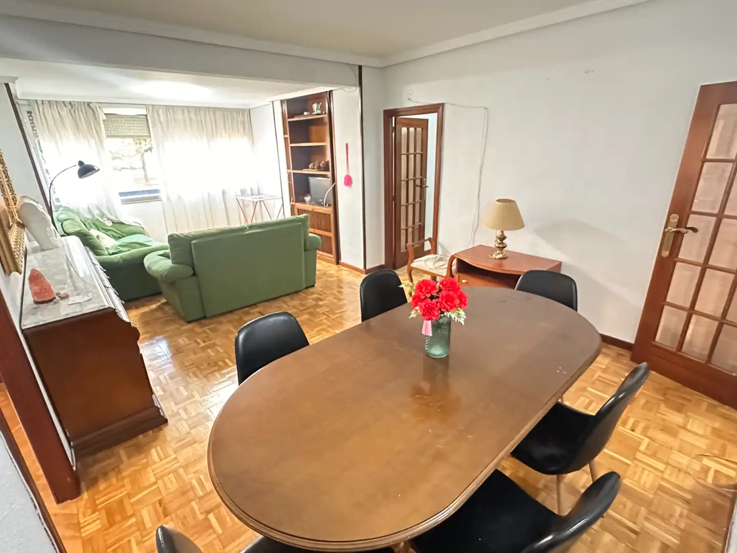 Dining room of Flat for rent in Cuenca  with Heating, Furnished and Oven