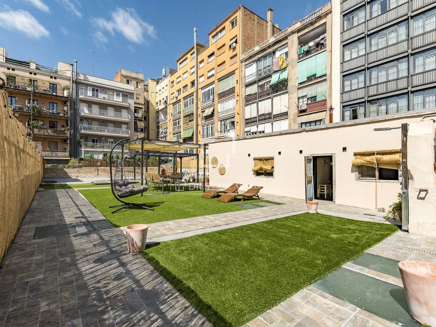 Terrace of Flat for sale in Barcelona  with Air Conditioner, Private garden and Terrace