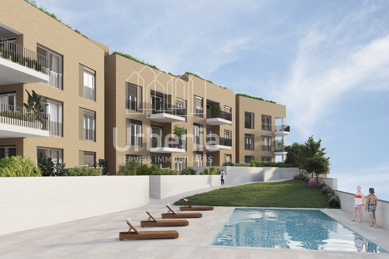 Exterior view of Flat for sale in Alella  with Air Conditioner, Heating and Terrace