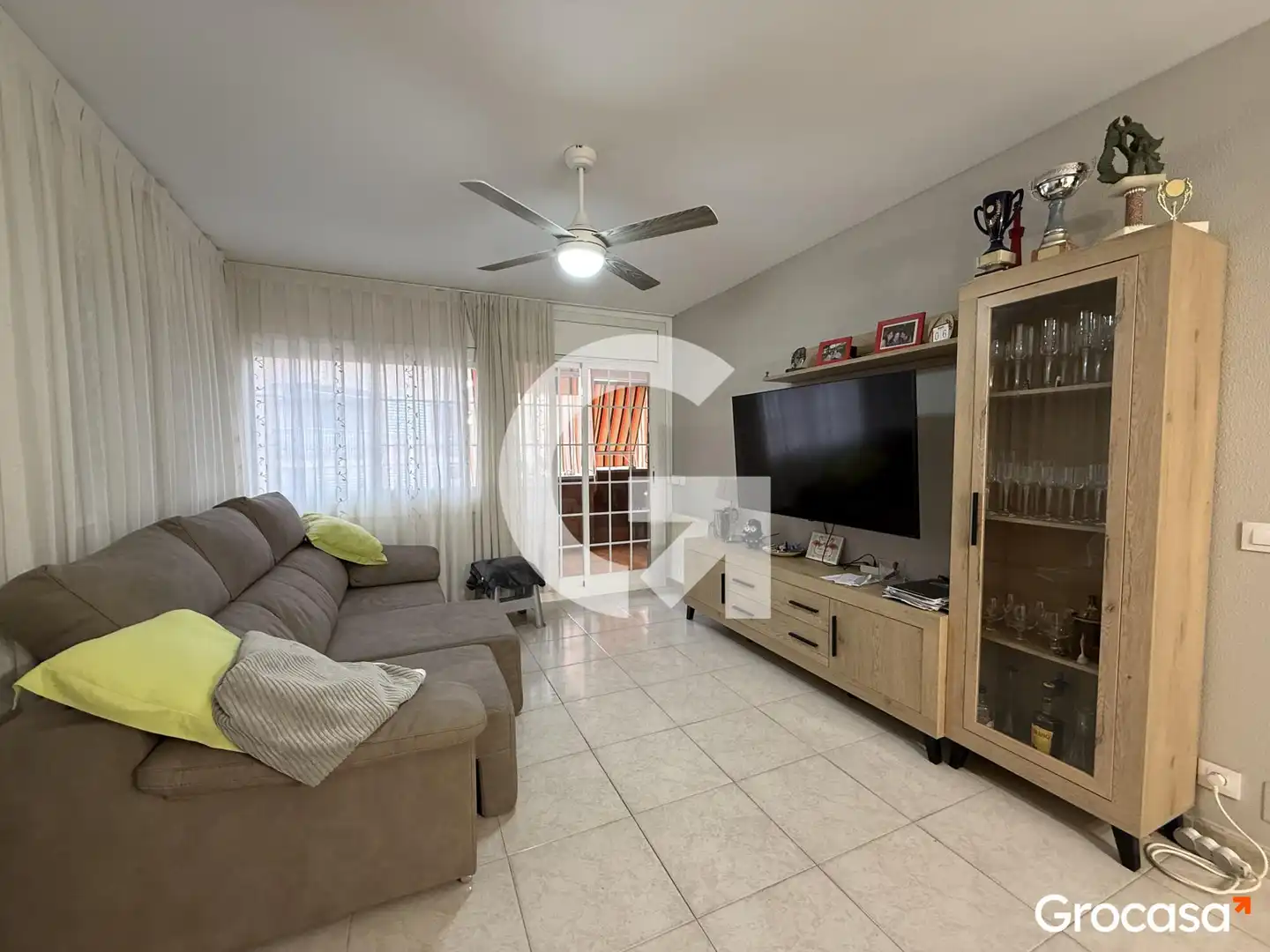 Living room of Flat for sale in Mataró  with Heating, Terrace and Storage room