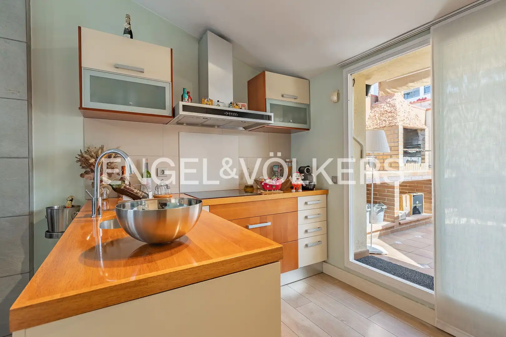 Kitchen of Attic for sale in Sabadell  with Air Conditioner, Heating and Parquet flooring