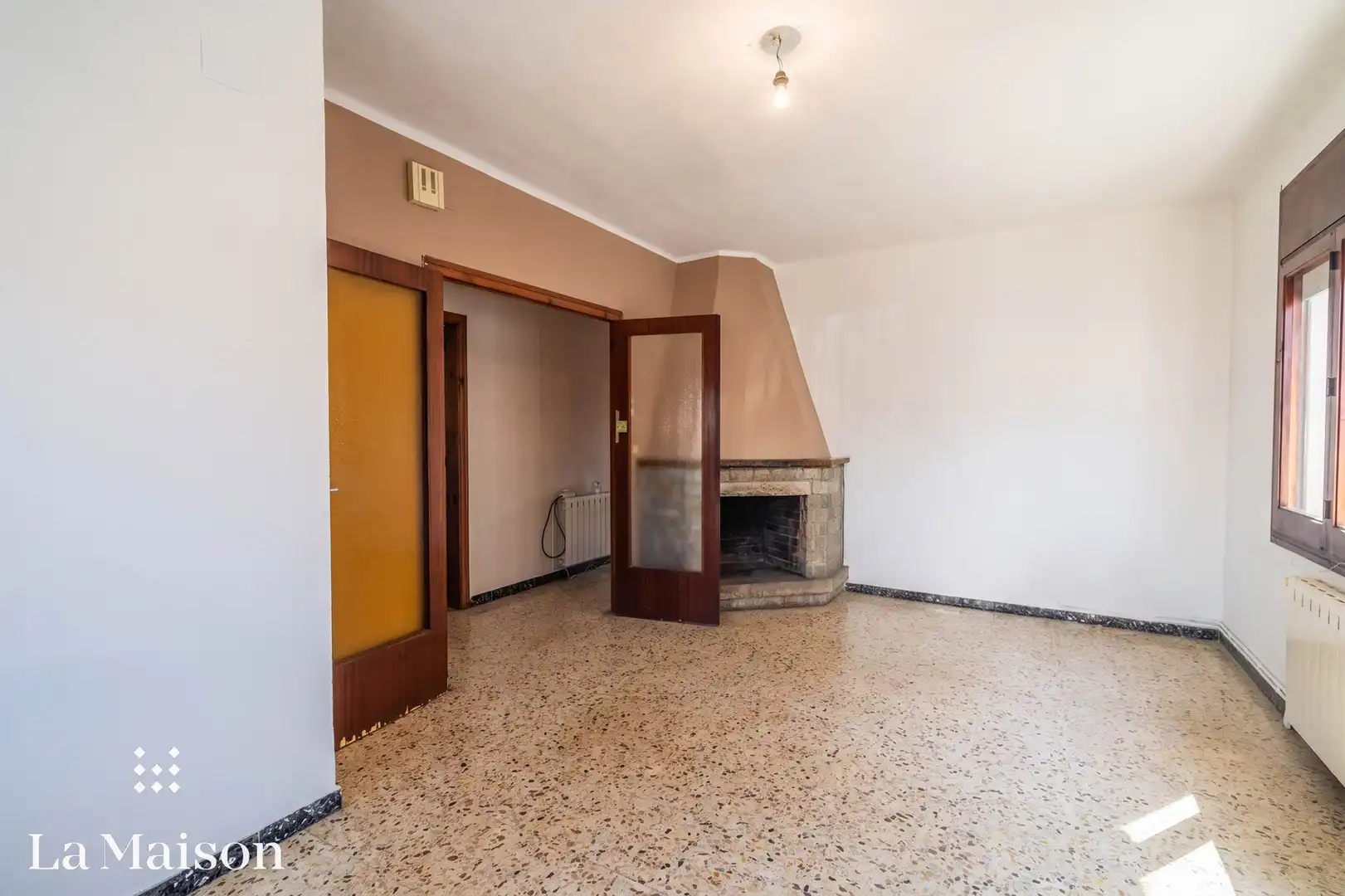 Sala de estar de Casa o chalet en venta en Llinars del Vallès con Calefacción, Jardín privado y Terraza