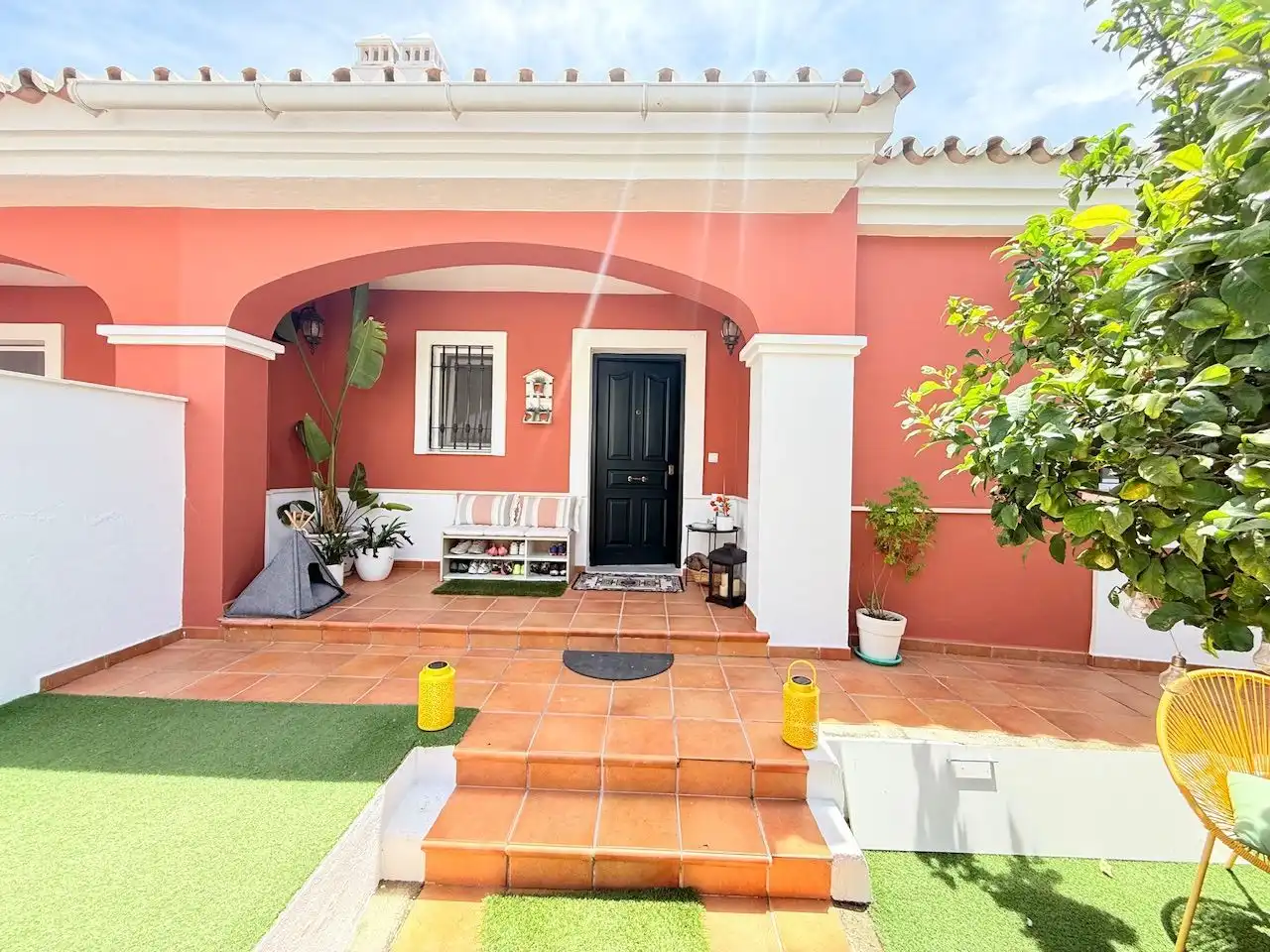 Terrassa de Casa o xalet en venda en Vélez-Málaga amb Aire condicionat, Calefacció i Jardí privat