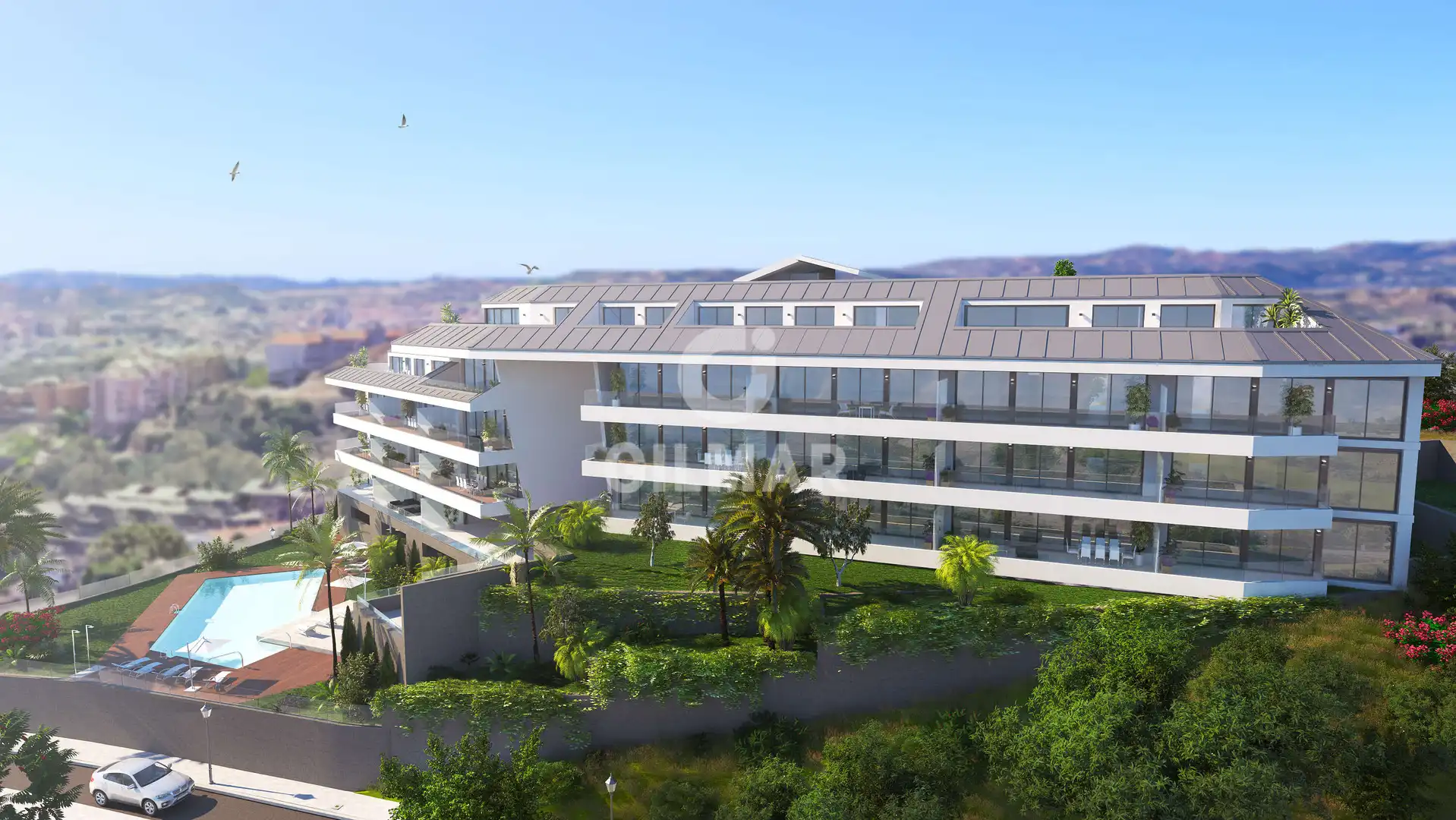 Vista exterior de Pis en venda en Fuengirola amb Calefacció, Jardí privat i Traster