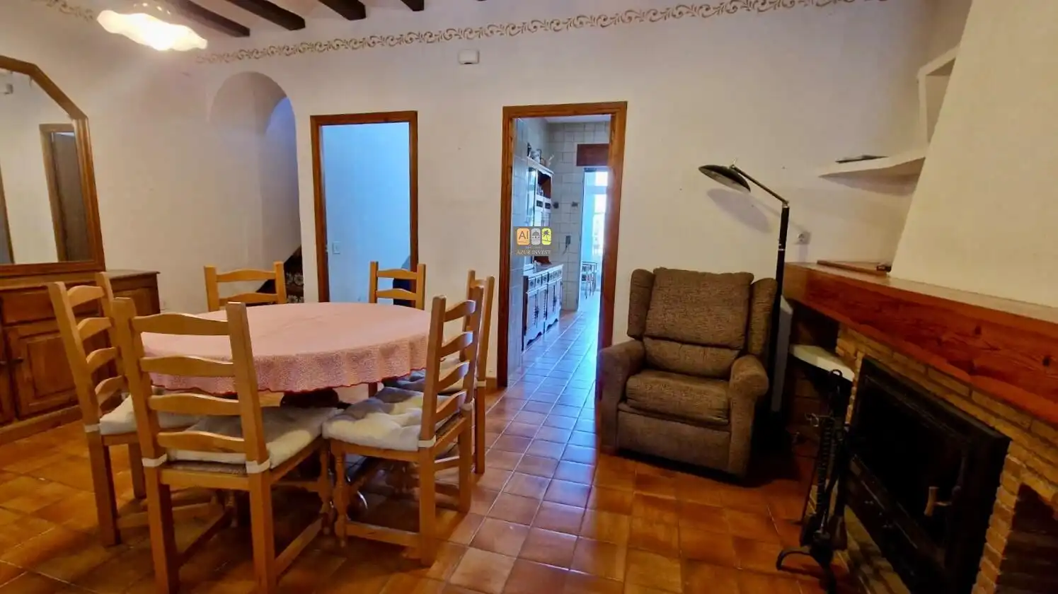 Comedor de Finca rústica en venta en Benimantell con Terraza, Trastero y Amueblado
