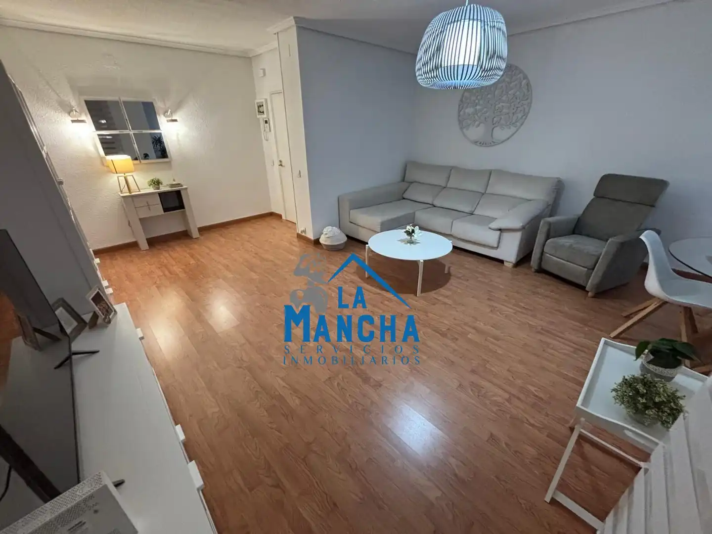 Sala de estar de Piso de alquiler en Albacete con Aire acondicionado, Calefacción y Amueblado