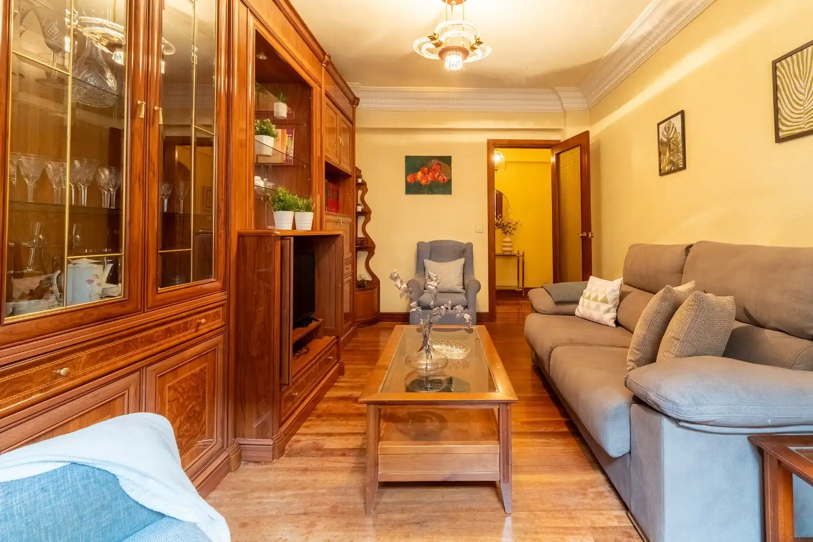 Sala de estar de Piso en venta en Errenteria con Amueblado