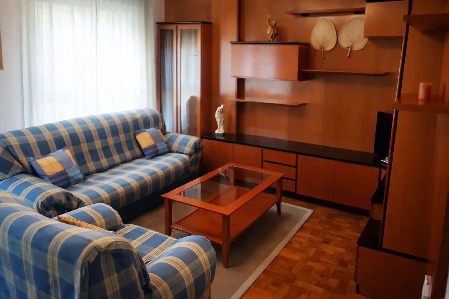 Wohnzimmer von Wohnung zur Miete in Santander mit Heizung, Terrasse und Möbliert