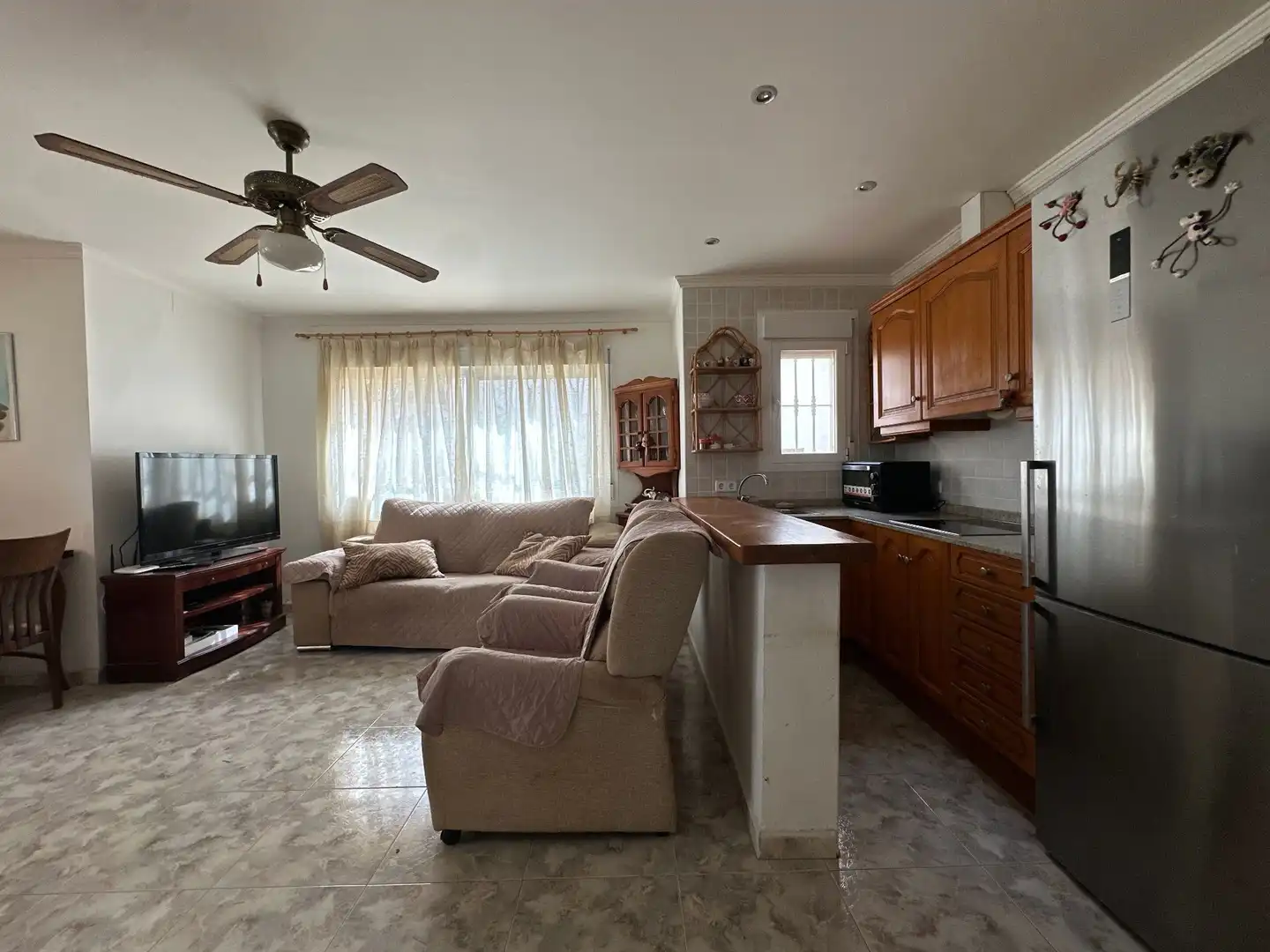 Sala d'estar de Casa o xalet en venda en Calpe / Calp amb Aire condicionat, Calefacció i Piscina
