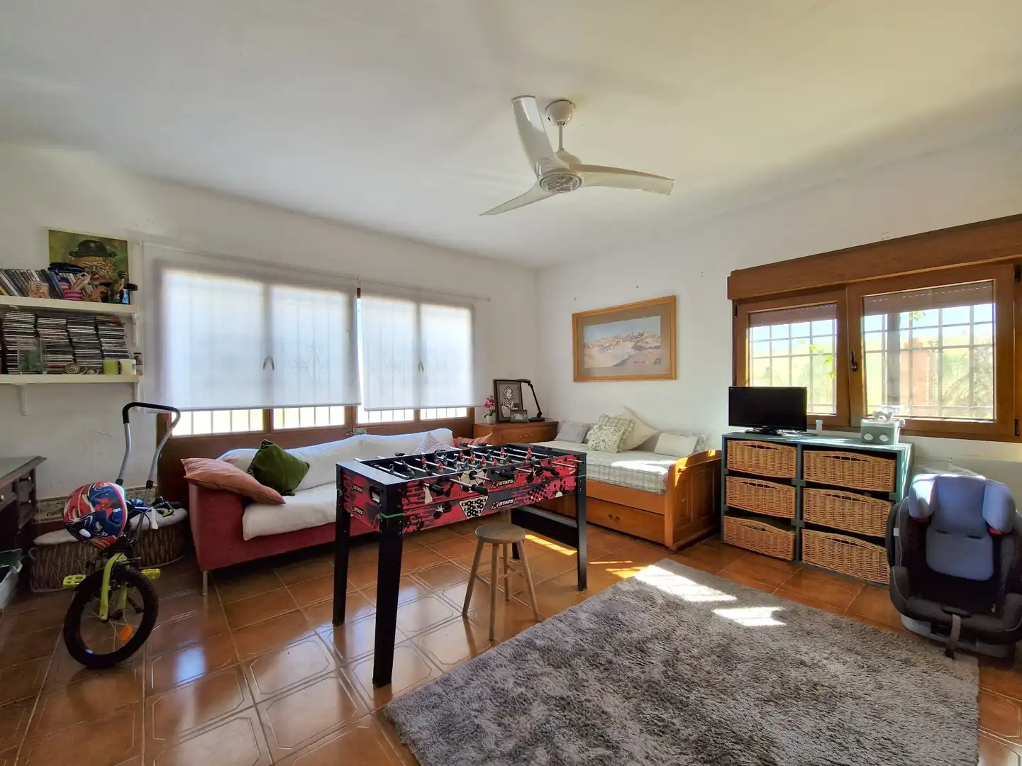 Sala de estar de Finca rústica en venta en Toledo con Aire acondicionado, Calefacción y Jardín privado
