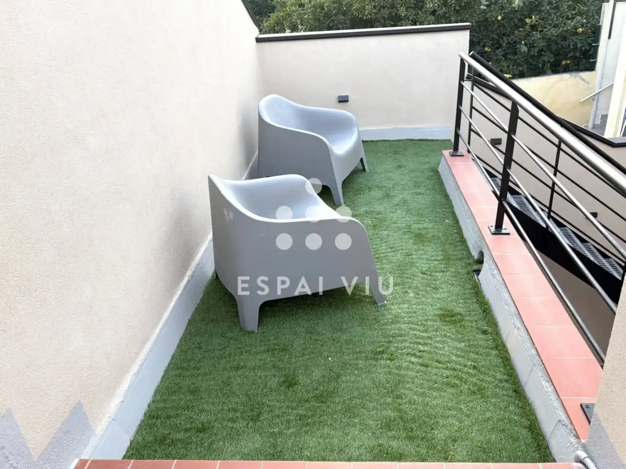 Terrasse von Haus oder Chalet zum Verkauf in Terrassa mit Klimaanlage, Heizung und Privatgarten