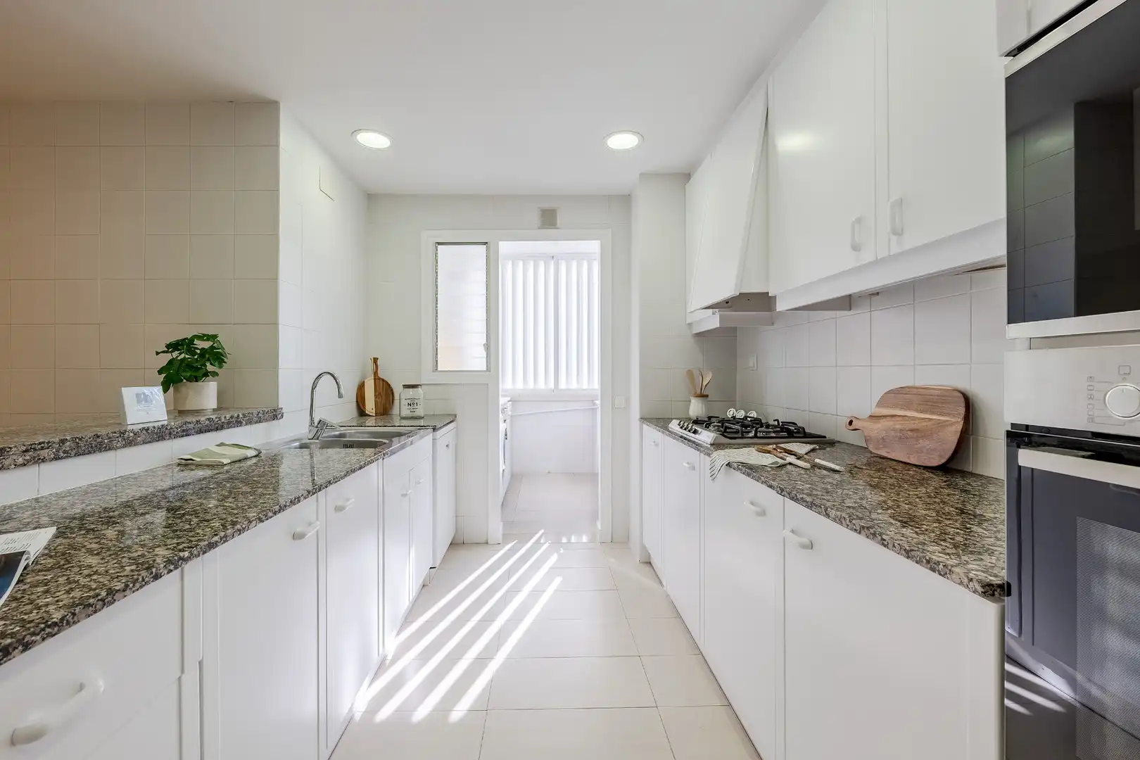 Kitchen of Flat for rent in Sant Andreu de Llavaneres  with Air Conditioner, Heating and Private garden