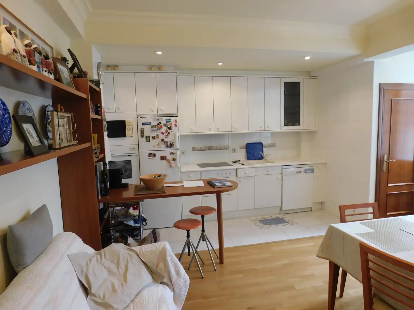 Kitchen of Flat for sale in  Pamplona / Iruña  with Heating, Furnished and Oven