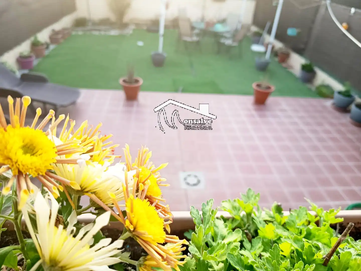 Terraza de Casa adosada en venta en Yeles con Aire acondicionado, Calefacción y Jardín privado
