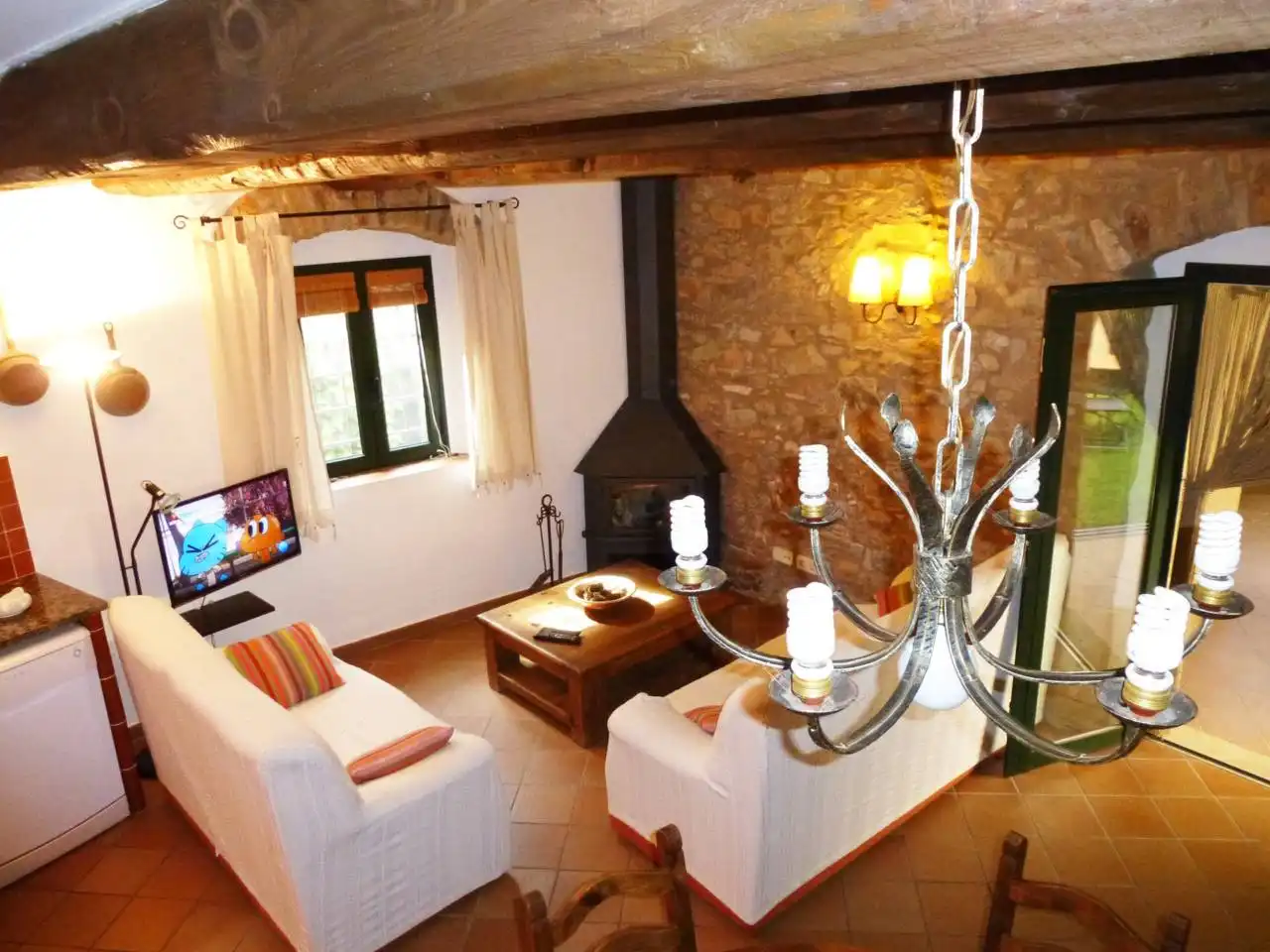Living room of Apartments for rent in Palau-sator  with Air Conditioner, Heating and Furnished